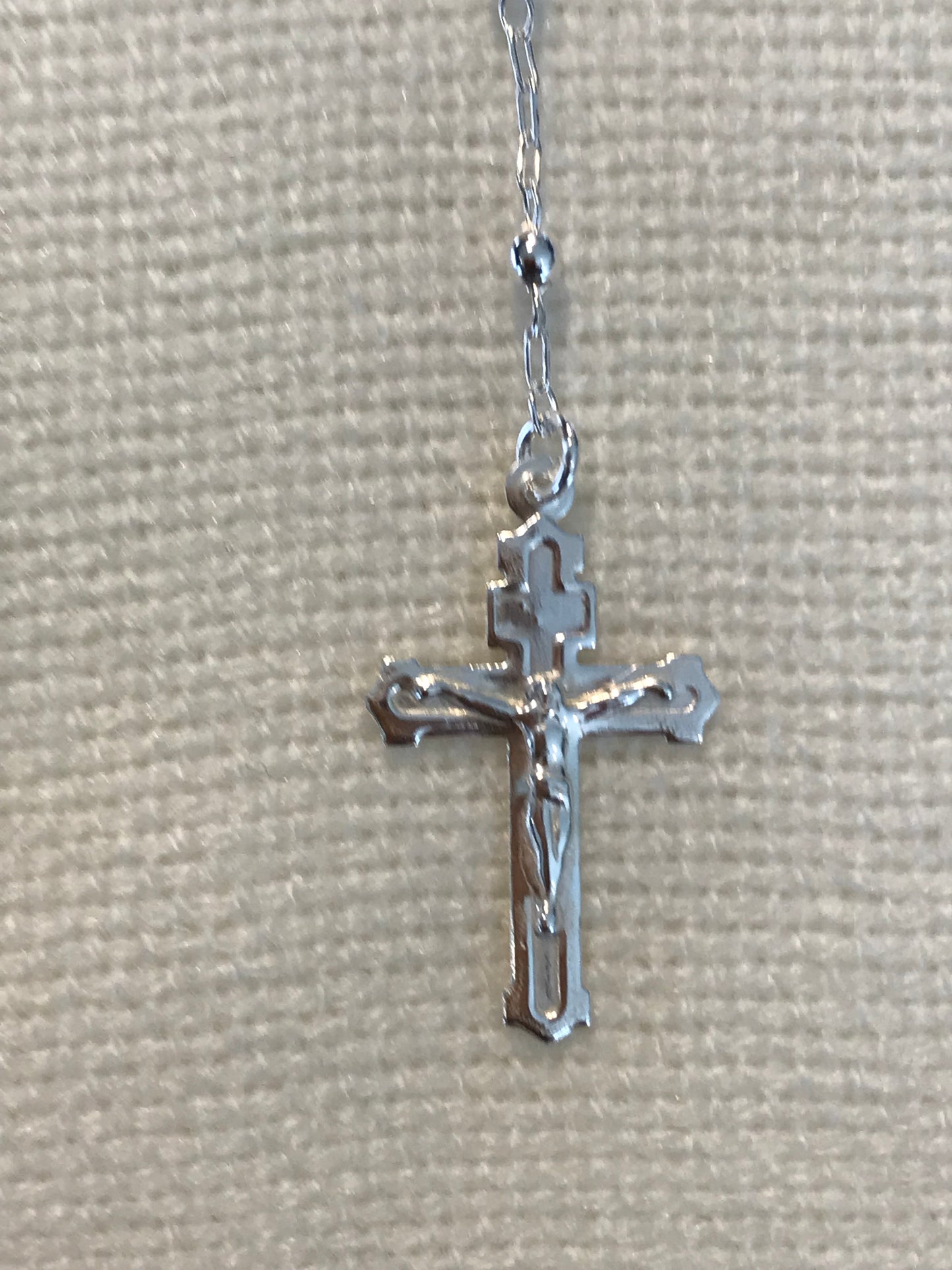 Silver Rosary